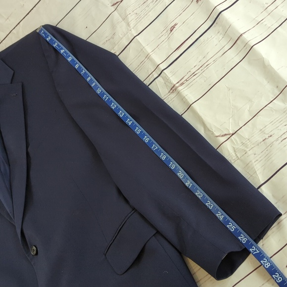 Jos. A. Bank Signature Collection Blazer, sports coat suit jacket, elbow patches - Picture 5 of 14